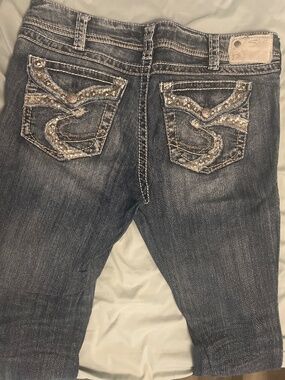 Silver Suki Jeans